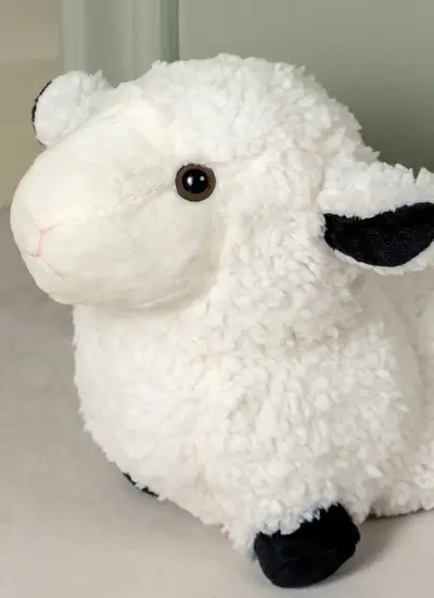 Cream-Faced Sheep Doorstop
